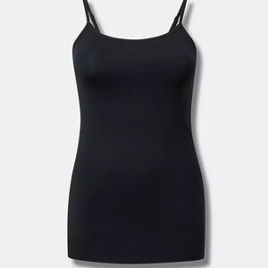 Torrid Deep Black Foxy Tunic Cami